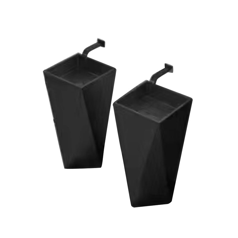 Black Double nerezová ocel 304 sloupcová povodí